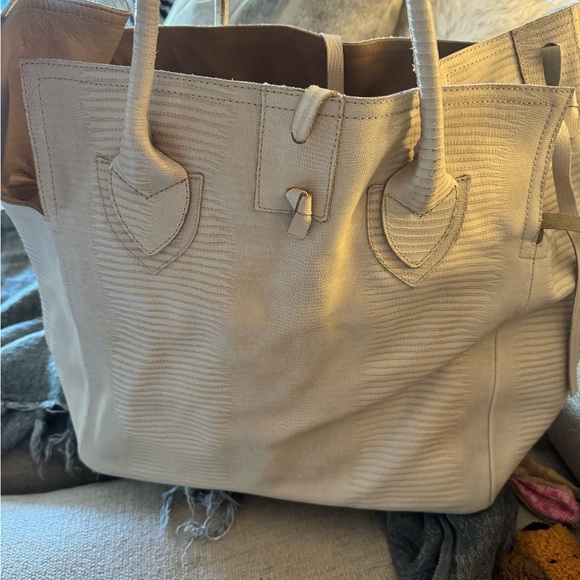 Let & Her Embossed Tote Handbag New - Picture 14 of 15